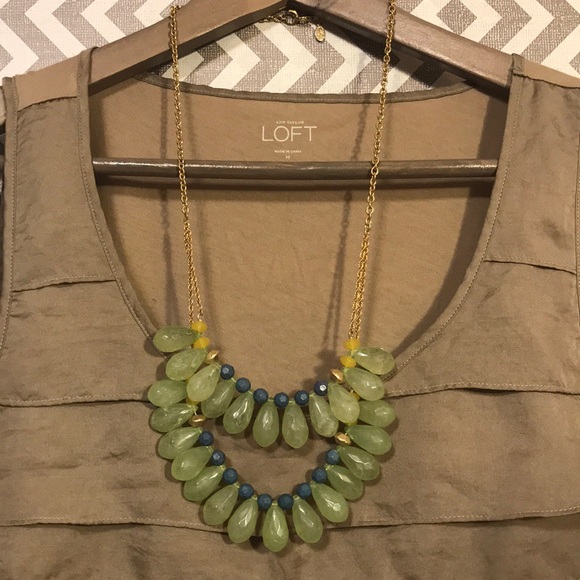 Anthropologie Double Beaded Necklace - Picture 4 of 6